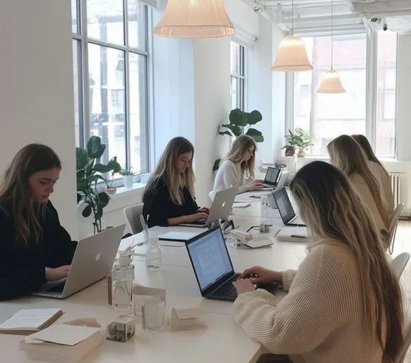 The Hillnut Solutions team in the office